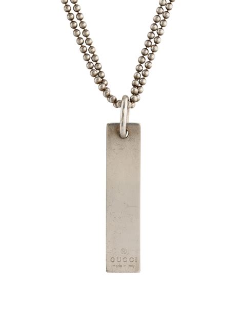 gucci bar necklace.